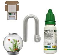 Aquatic CO2 Glass Drop Checker,Fish Tank Test CO2 Kit,Transparent CO2 Drop Checker,CO2 System,Fish Tank Water Test Kit,Aquarium Test Kit,Functional Fish Tank Test Kit for Aquariums,Lasting Results