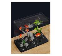 Aquatic Displays & Photo Shoots Transparent Display Case, Acrylic Fish Tank - High-Clarity Waterproof Storage Box, Shatterproof Aquarium Container for Desktop Decoration(45x22x24cm/17.7x8.7x9.4in)