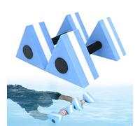 Aquatic Dumbbells for Swimming Pool Exercise - Portable and Lightweight Triangular Foam Training Equipment | Water Weights, For Fitness Bodybuilding Swimming Underwater Patio Outdoor Indoor D