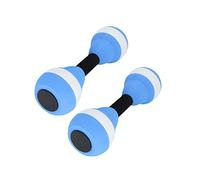 Aquatic Dumbbells Water Aerobic Exercise,Blue and White 28x9cm | EVA material,high buoyancy,strength workout upper body and lower back,suitable for swimming pool,spa,fitness