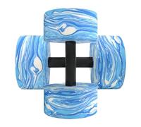 Aquatic Dumbbells Water Aerobics Foam Resistance Floating Lightweight Ergonomic Handle Training Pool Exercise Fitness Equipment Dumbbell Set Kit Travel Holiday Training Equipment Komforta