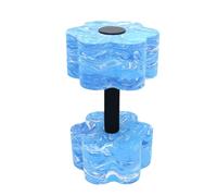 Aquatic Exercise Dumbbell, Hydro- Weights, EVA Foam Barbells, Reusable Water Fitness Gear, Vibrant Teal with Ergonomic Style, Low- Trainer for Men and Women Seniors and Athletes