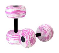Aquatic Exercise Dumbbells - Lightweight Floating Foam | Resistance Pool Workout Weights for Adults, Water Aerobics Training Equipment for Swimming therapys, Weight Loss, Joint Recovery Sessions