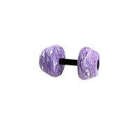 Aquatic Exercise Dumbbells, Water Weights for Pool Exercise, Water Aerobics Equipment EVA-Foam Pool Weights Dumbbells for Beginners,Weight Loss, Beach,Pool Fitness, Water Exercise （Purple）