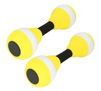 Aquatic Exercise Water Dumbbells 2PCS Aerobics Dumbbell High-Density Foam Dumbbells Soft Padded Water Weights Water Barbells Hand Bars Swimming Training Fitness Equipment