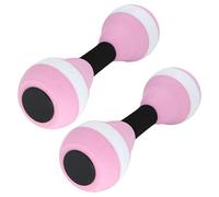 Aquatic Exercise Water Dumbbells 2PCS Water Aerobics Dumbbell Sports Aquatic Exercise EVA Foam Dumbbells Water Barbells Hand Bars Swimming Training Fitness Equipment