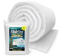 Aquatic Experts Aquarium Filter Floss for Fish Tank Filters - FilterFirst Aquarium Filter Pad - Aquarium Filter Media Roll for Crystal Clear Water, 12" x 72" x ¾ to 1" Thick
