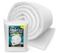 Aquatic Experts Aquarium Filter Floss for Fish Tank Filters - FilterFirst Aquarium Filter Pad - Aquarium Filter Media Roll for Crystal Clear Water, 12" x 72" x ¾ to 1" Thick