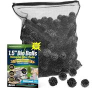 Aquatic Experts Bio Balls Filter Media Bulk - 1.5 Inch Bio Balls for Pond Filter, Bio Balls Large for Pond Filter Media for Outdoor Ponds, Bio Balls for Aquarium Filter, (300 Count with Mesh Bag)
