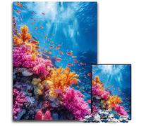 Aquatic Fantasia JigsawPuzzle 1000 Pieces for Adults Paper Puzzles Perfect for Christmas Halloween Easter New Year 1000 PCS(38x26cm)