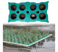 Aquatic Floating Planter Basket for Pond and Garden Outdoor Plant Island for Aquaponics Growing System Ideal for Aquarium Water Plants Planter A Color Option