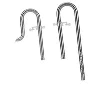 Aquatic Lily Tube Stainless Steel Surface Skimmer And Aquarium Inflow System Adjustable Position Anti-Oil Film for Freshwater Aquarium Tank, 12 Inlet Outlet