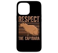 Aquatic Mammal Capivara Chigüire - Respect The Capybara Case for iPhone 13 Pro Max