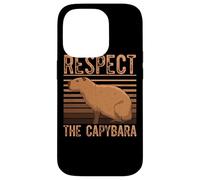 Aquatic Mammal Capivara Chigüire - Respect The Capybara Case for iPhone 14 Pro