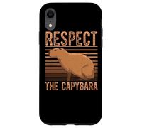 Aquatic Mammal Capivara Chigüire - Respect The Capybara Case for iPhone XR