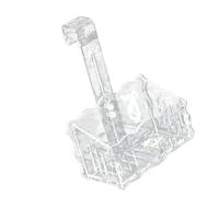 Aquatic Plant Pot - Clear Tank Cup, Clear Aquarium Shelf | High Grace Planting Pot with Stable Structure, Aquatic Plant Cup to Show L