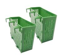 Aquatic Plant Pot - Large Capacity Aquarium Plant Holder - Fish Tank Supplies with 3 Clips, Easy Installation Decorations for Enhancing Circulation