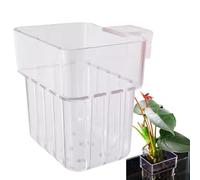 Aquatic Plant Suction - Aquarium Plant Pot, Fish Tank Holder | Submersible Green Growing - Mount System, Transparent Suction Setup - Tools, Root Cup Stand for Live Decorations
