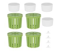 Aquatic Planter Cups, Suction Mounted Tank Containers, Clear Plant Growth Holders Set, Underwater Botanical Support, Shrimp Betta Habitat Enhancer, Freshwater Display Ornament, Terrarium