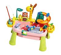 Aquatic Play Center - Interactive Learning Station, Dimensions with Animal Spout, Reinforced Acrylonitrile, Tactile, Preschoolers Cognitive Development Coordination