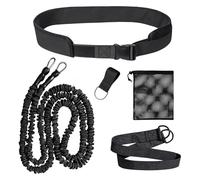 Aquatic Resistance Swim Tether - Adjustable Belt, Improve Endurance and Swimming Skills with this Adjustable 2.5-7.5m Tether - Ideal for Kids, Adults or Fitness Beds