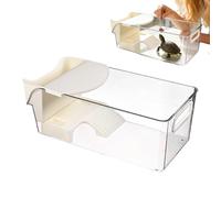 Aquatic Turtle Tank Transparent Terrarium, Feeding, Basking Dock