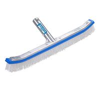 Aquatix Pro Pool Brush Head Premium 18" Aluminium Swimming Pool Cleaning Brush with EZ Clips, These Heavy Duty Brushes Cleans Walls, Tiles and Floors Effortlessly, Sleek Design & Strong Bristles