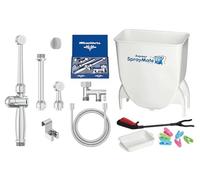 Aquaus SprayMate & Aquaus 360 Premium Diaper Sprayer for Toilet Bundle (Brass Sprayer)