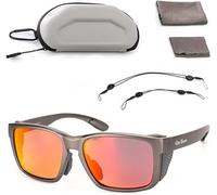 Aquavision Sunglasses, Aqua Vision Polarized Fishing Sunglasses, HD Spot More Fish, UV Protection & Lightweight (Red)