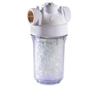 AQUAWATER, 105408, Mini anti-limescale filter for water heaters, effective protection, filtration by polyphosphate, adaptable installation, maximum flow rate 110 l/min, French manufacture, ACS