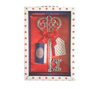AQUAZA TULIP STUDIOS Boxed 18th Male Birthday Key Gift Eighteen Red Boys Key