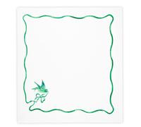 AQUAZURRA - SECRET GARDEN NAPKIN - GREEN AND WHITE - Home accessories