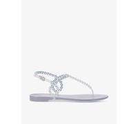 Aquazzura Womens Other Almost Bare Crystal-embellished T-bar Jelly Sandals Eur 36 / 3 Uk Women