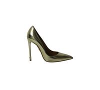 Aquazzura Women's Preloved Purist Pumps in Gold Patent Leather | Size: 3