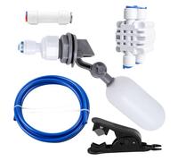AQUEFY RO/DI Float Valve Kit for Reef Tank & Aquarium ATO - Auto Top Off System for Reverse Osmosis - Includes Shut-Off Valve, Float and check Valves, Tubing & Cutter