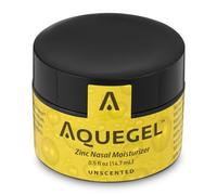 Aquegel Nasal Moisturizer + Zinc, 12-Hour Nasal Moisture Relief, Water Based Nose Gel, Nasal Moisturizer for Oxygen Therapy, Dry Nose, Nasal Dryness, Nosebleeds, Cannula, Cold Symptom Relief