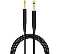 Aquelo Replacement QC35 II Headphone Replacement Cord Cable Compatible Bose QuietComfort 35 (Series II),Bose On-Ear 2/OE2/OE2i/QC25/QC35/Soundlink/SoundTrue Wireless Headphones (Black)