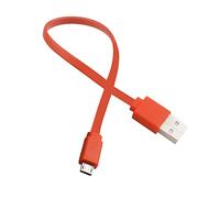 Aquelo USB Fast Power Charging Charger Cable Cord for JBL Wireless Bluetooth Speaker Earphone Headphone - 0.65FT & Orange