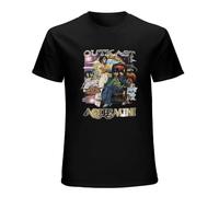 Aquemini Album T-Shirt Kawaii Clothes Anime Mens Graphic t-Shirts Anime Black 3XL