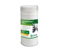 Aqueos Anti-Microbial Tack & Leather Cleaning Wipes - Use to sanitise leather, synthetics, bits, irons and surfaces. (200 wipes) by William Hunter Equestrian