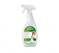 Aqueos Pet Disinfectant Spray - Dog Safe Pet Friendly Disinfectant & Deodoriser Spray Liquid Clean and Safe on Pets Kennel Garden Carpet Floors Bedding Outdoors Dogs Urine Outside Patio Cleaner 750ml