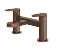 Aquess Contour Brushed Bronze Fluted Bath Mixer Tap