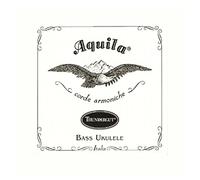 Aquila Bass Ukulele Strings 68U Thundergut, GDAE Tuning Stability, Set of 4, White