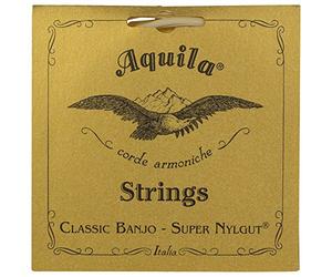 Aquila New Nylgut AQ-1B Medium Tension DBGDG 4th Red Series Banjo Strings 5-Piece Set