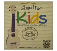 AQUILA UKULELE STRINGS - NYLGUT - KIDS COLOURED EDUCATIONAL STRINGS - 138U