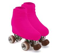 AQUILONE Skating Skating Cover 100 Denier for Roller Skates or Ice Skates, Figure Skating or Sports Protectors for Girls and Children - Made in Italy (Fuchsia, 34/38)