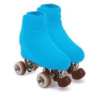 AQUILONE Skating Skating Cover 100 Denier for Roller Skates or Ice Skates, Figure Skating or Sports Protectors for Girls and Children - Made in Italy (Turquoise, 28/33)
