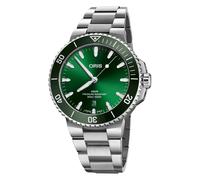 Aquis Date 43.5mm Green Dial Mens Watch