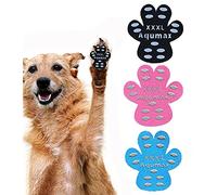 Aqumax Dog Paw Protector Anti-Slip Traction Pads from Slipping on Hardwood Floors,Walk Assistant for Your Senior Dogs 48 Pads XXXL Multi-Color