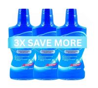 Aquuafresh Cool Mint Mouthwash 500ml, Pack of 3, Fresh Breath Oral Rinse, Helps Kill Germs Left After Brushing, Supports Healthy Gums, Daily Mouthwash for Fresh & Clean Feeling